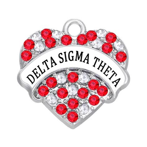 Zinc Alloy Metal Delta Sigma Theta Sorority Charm Pendant Dst Fortitude