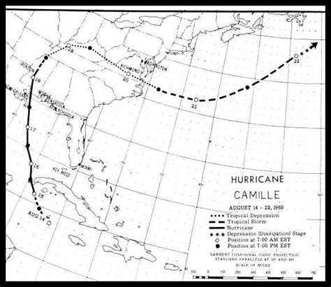 HURRICANE CAMILLE - August 14-22, 1969 - Worse than Katrina, Camille ...