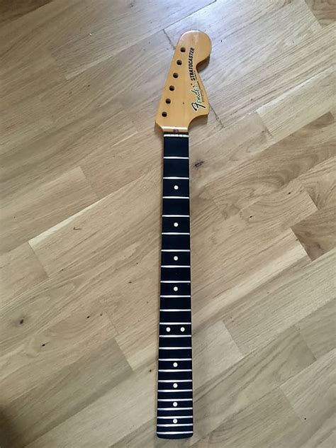 Warmothfender Licensed Cbs Stratocaster Neck Satin Reverb