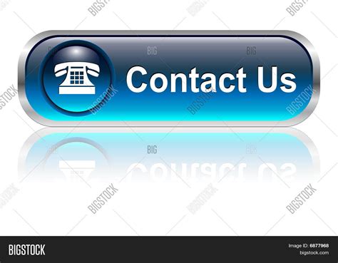 Contact Us Icon, Button Vector & Photo | Bigstock