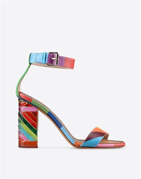 Sandale Multicolore Sandales A Talon Femme Valentino Garavani