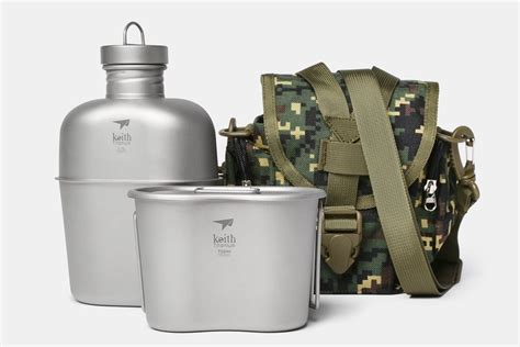 Titanium Canteen Cup Kit Made Of Strong Lightweight Titanium The