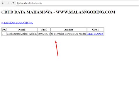 Menampilkan Data Di Tabel Dengan Php Gambaran Riset