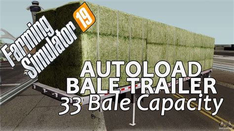 Farming Simulator 19 Sdc Flatbet Autoload Bale Trailer Mod Install