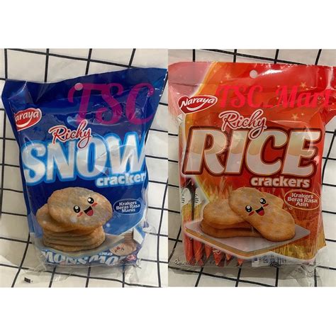 Jual Naraya Richy Ricky Kreker Beras Rice Crackers Asin