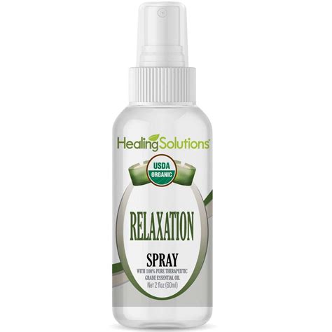 Premium Organic Relaxation Essential Oil Spray High Quality Healing