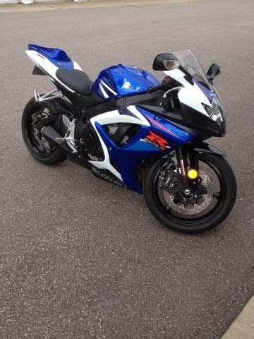 Buy 2007 Suzuki GSXR 750 Blue And White Mint Condition On 2040 Motos