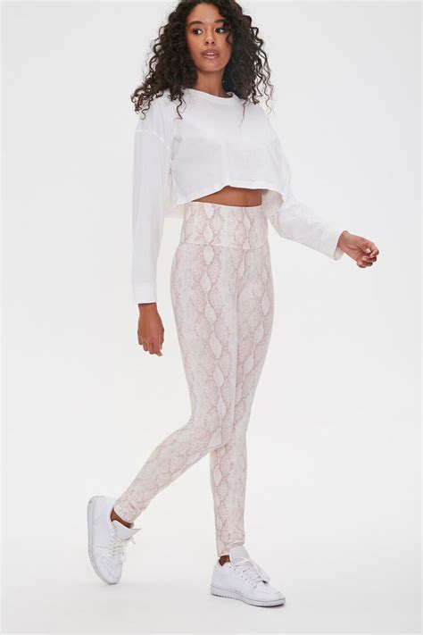 Snakeskin Print Leggings