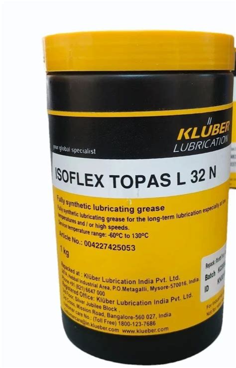 Kluber Isoflex Topas L N Lubricating Grease At Kg Kluber