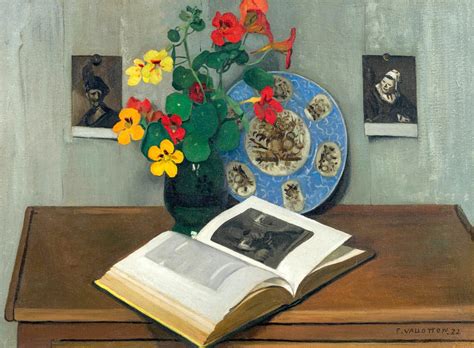 Photo Still LIfe With Blue Plate 1922 Felix Vallotton 1916 1925