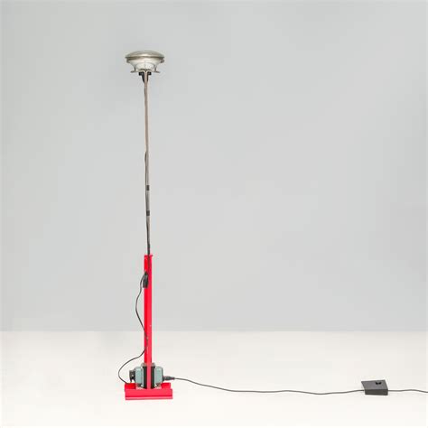 Flos Toio LED Red By Achilles And Piergiacomo Castiglioni Floor Lamp