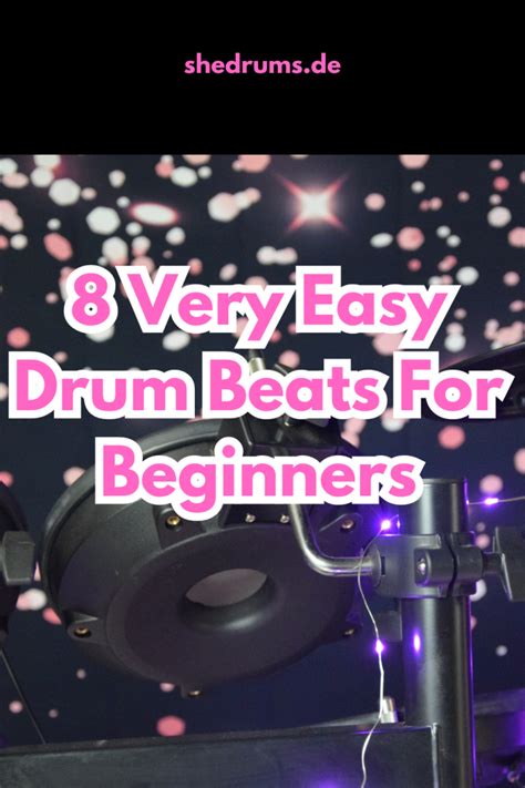 8 Very Easy Drum Beats For Beginners Free Notes She Drums Rock The