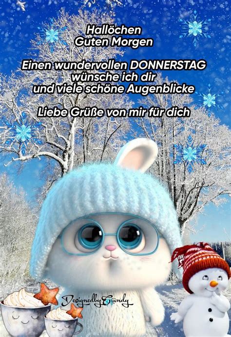 Pin von Martina Knörzer auf Winter Guten morgen donnerstag