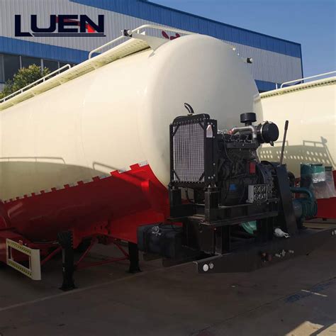 Mech Self Loading Bulker Cement Tank Transporter Trailer