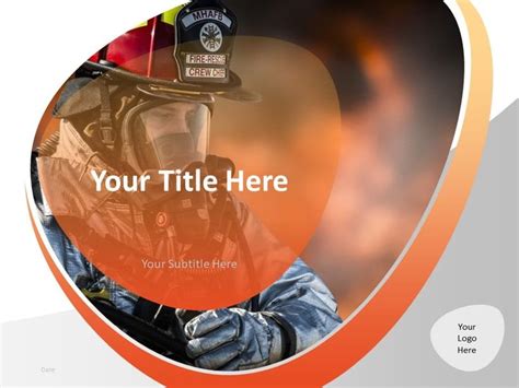 Firefighter PowerPoint Template PresentationGO Powerpoint Templates