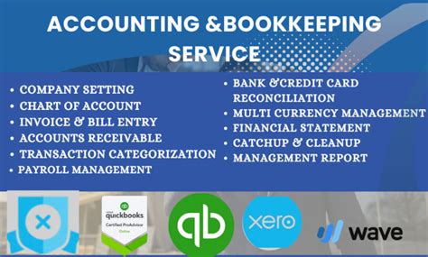 Do Accounting And Bookkeeping In Quickbooks Online Xero Wave By Sharifa