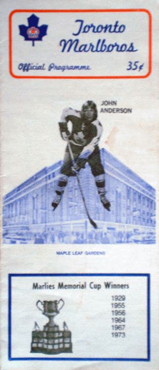 Toronto Marlboros Program | Hockey logos, Toronto, Toronto maple leafs