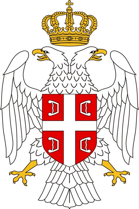 Serbian Eagle Alchetron The Free Symbol Drawing Coat Of Arms Serbian Flag