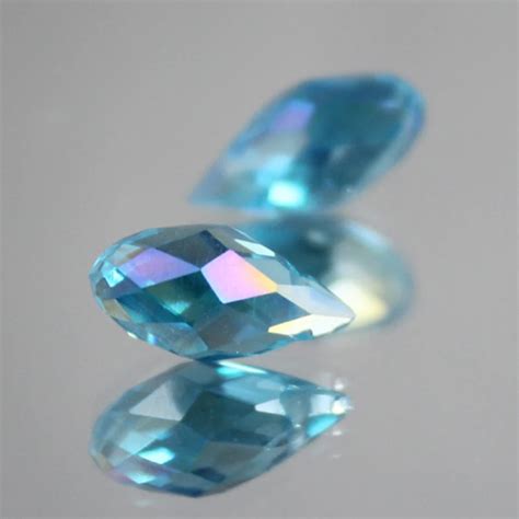 Faceted Glass Teardrop Beads Teardrop Crystal Beads Glass Pcs