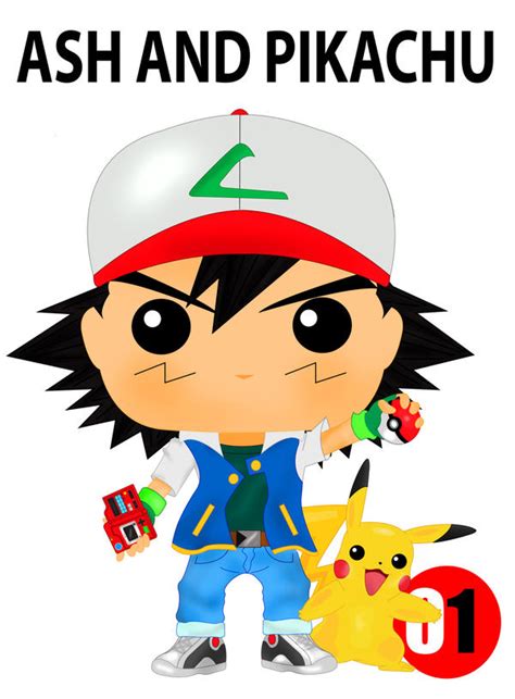 Pop Funko Ash and Pikachu by RipstirLeon87 on DeviantArt