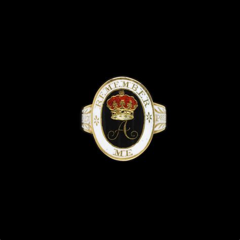 Princess Amelia Mourning Ring, 1810 - Art of Mourning