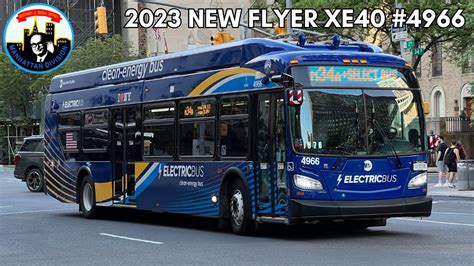 Mta 2023 New Flyer Xe40 Xcelsior Electric Low Floor 4966 M34m34a