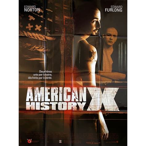 AMERICAN HISTORY X French Movie Poster - 47x63 in. - 1998