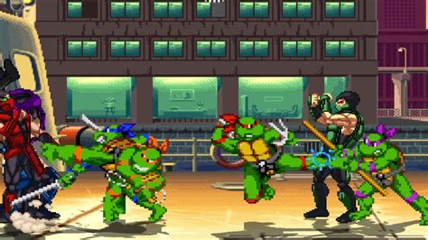 Mk Ninjas Vs Teenage Mutant Ninja Turtles 4v4 Versus Mode Mugen