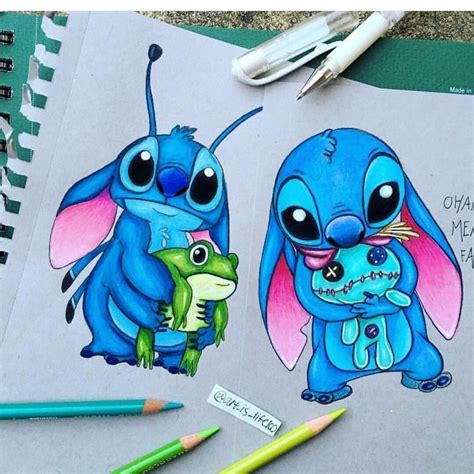 How To Draw Stitch And Scrump Draw Easy