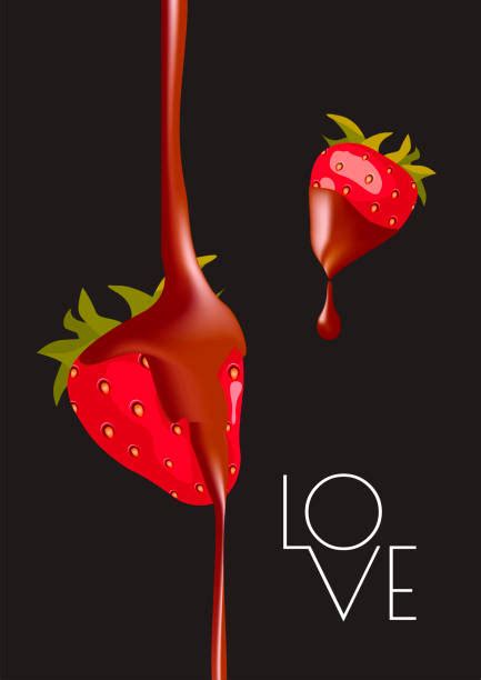 160 Dipping Strawberry In Chocolate Illustrations Royalty Free Vector