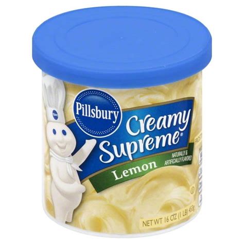 Pillsbury Creamy Supreme Lemon Flavored Frosting - Walmart.com - Walmart.com