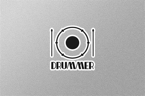 Drummer Sticker