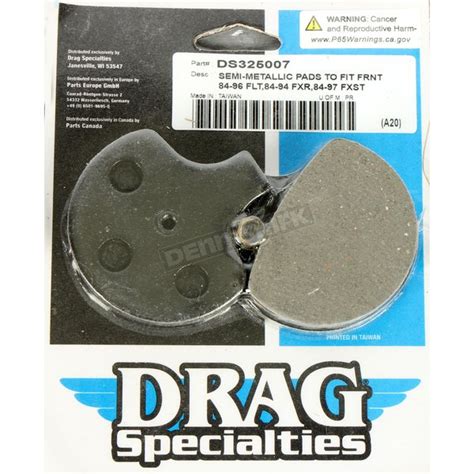 Drag Specialties Semi Metallic Brake Pads Ds 325007 Dennis Kirk