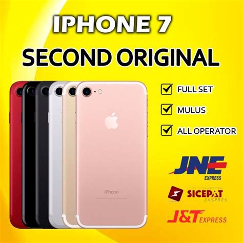 Jual Hp Bekas Second Iphone 7G Fullset Second Original 100 Mulus