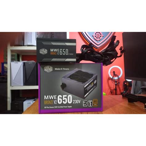 Jual COOLER MASTER MWE 650 BRONZE V2 230V PSU 650W 80 Bronze Non