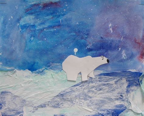 Art. Paper. Scissors. Glue!: Winter Polar Bears