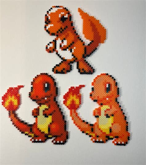 Charmander Pixel Art Etsy