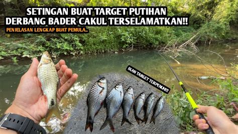 TIPS MUDAH MANCING IKAN PUTIHAN Mancing Wader Putihan Pakai Teknik