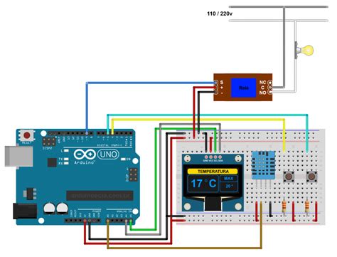 Arduino E Dht Controle De Rel Por Temperatura Arduino E Cia