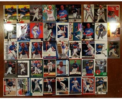 Ruben Mateo Baseball Card Lot MLB Rangers Bowman Topps UD Fleer Donruss