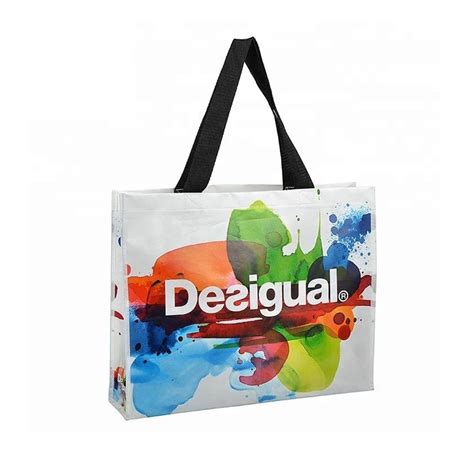 Customised Eco Full Color Laminated Recycled Pet Reusable Grocery