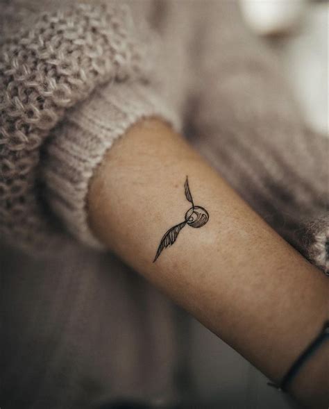 Golden Snitch Tattoo Golden Snitch Tattoo Tattoos Snitch Tattoo