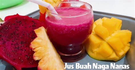 Resep Jus Buah Naga Nanas Oleh Revia Cookpad