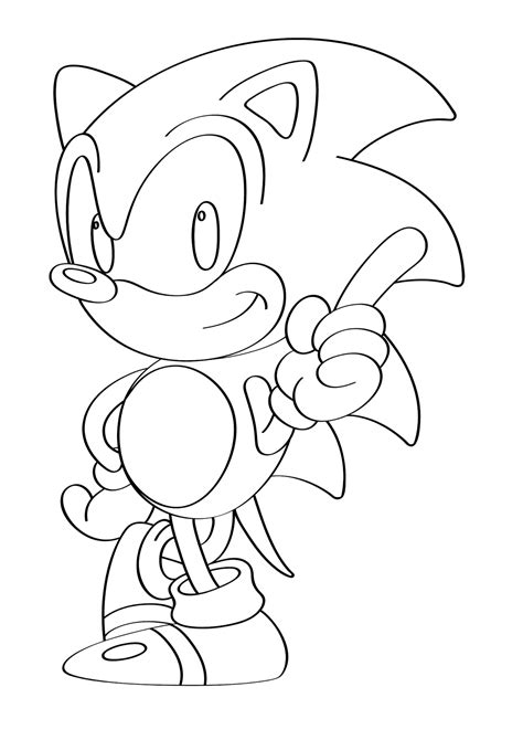 Desenhos Para Colorir Sonic