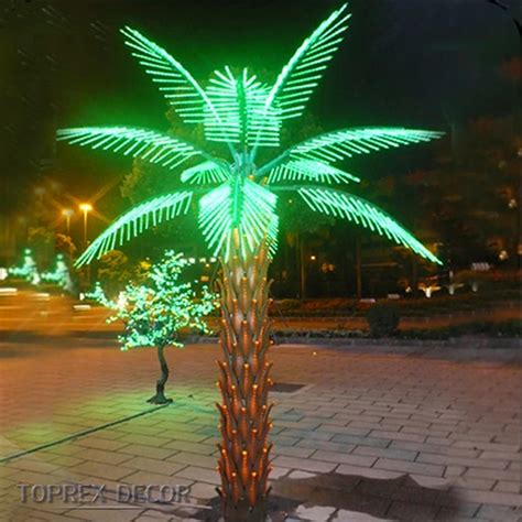 Lighted Palm Tree