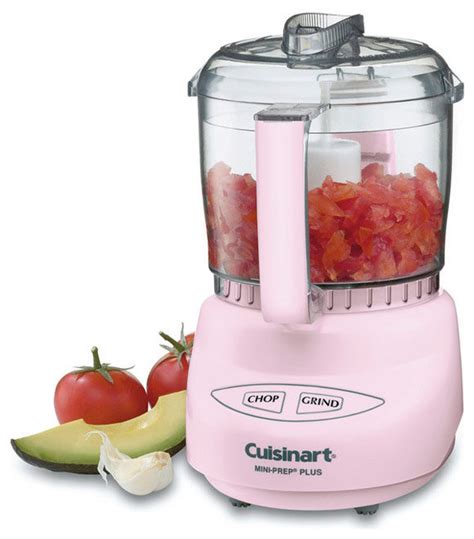 Cuisinart Pink Mini Prep Plus Food Processor Contemporary Food Processors By Brookstone