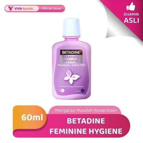 Jual Betadine Feminine Hygiene Untuk Kebersihan Kewanitaan 60 Ml