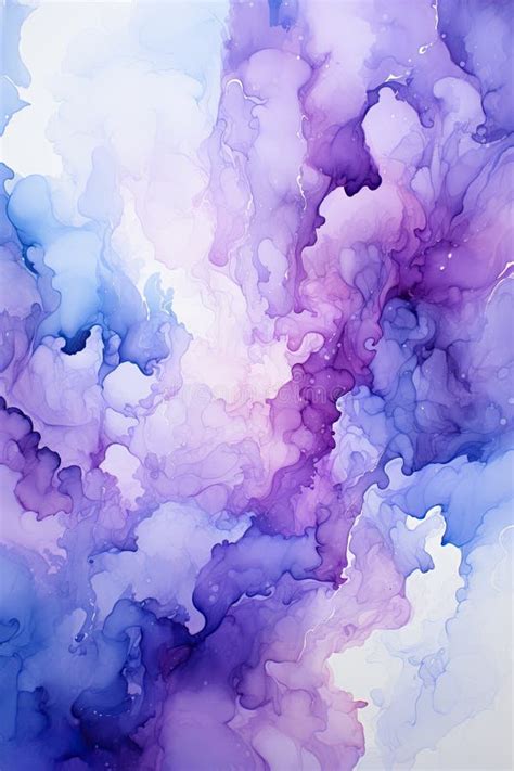 close    purple  blue painting stock illustration