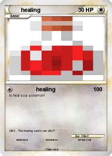 pokemon healing healing  pokemon card