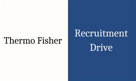 Thermo Fisher Off Campus Drive Software Engineer Be B Tech